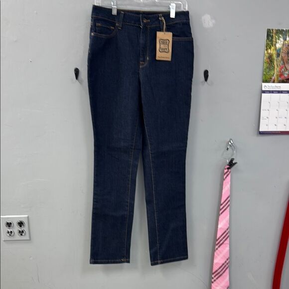 True Craft Blue Straight Leg Jeans - Picture 1 of 5
